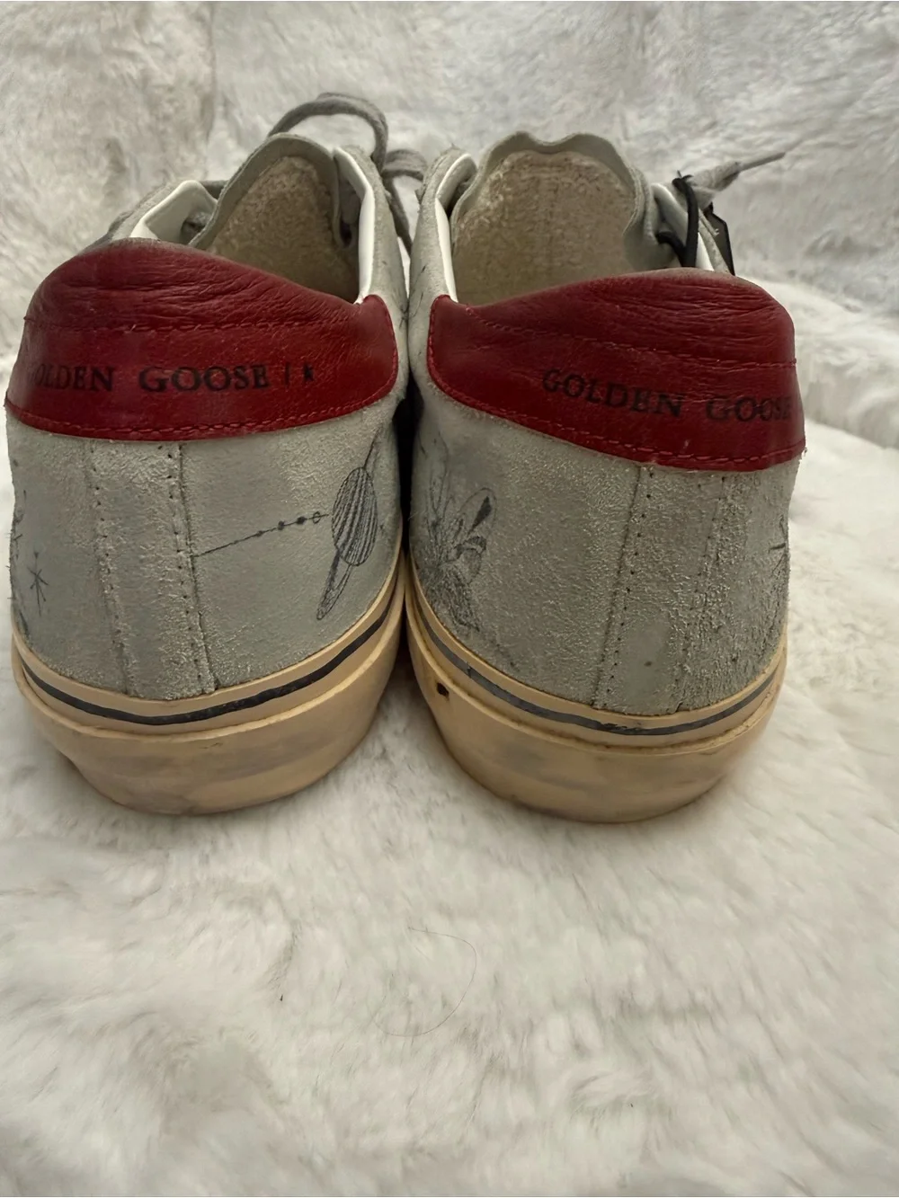 Golden Goose HAUS Dreamed By Dr. Woo Super-Star Sneakers NWT Size 44 Rare LE - Picture 7 of 13